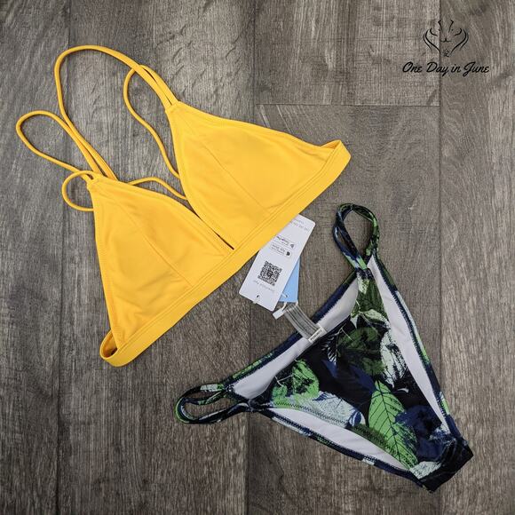 Cupshe Strappy Triangle Bikini Swimsuit Size S - Picture 3 of 4